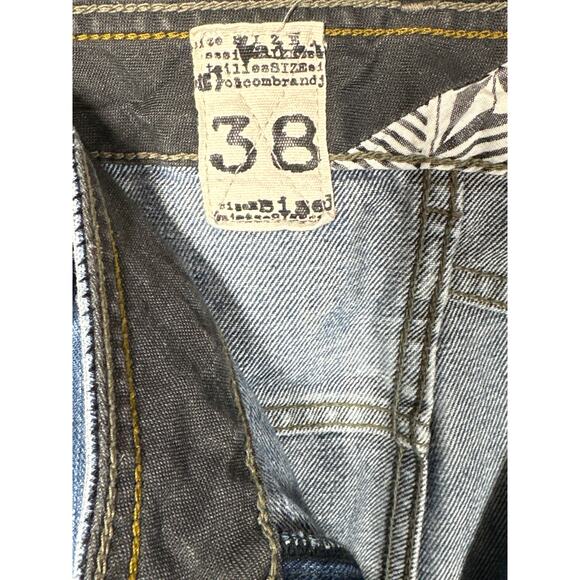 Volcom Enowen Classic Straight Leg Denim Skater Jeans Streetwear Blue Size 38 - Picture 7 of 16